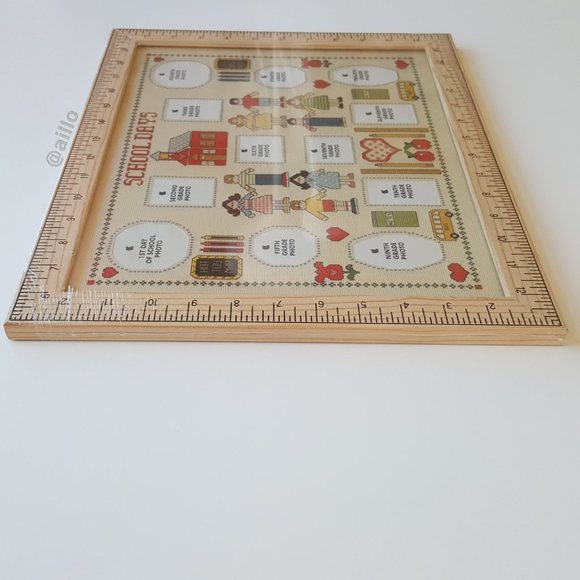 SCHOOL DAYS Embroidery Photo Collage Frame - Picture 4 of 15